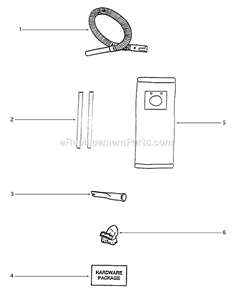 Page A Diagram and Parts List for 7673AT  Eureka Upright Vacuum
