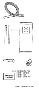 Page A Diagram and Parts List for 7677AT  Eureka Upright Vacuum