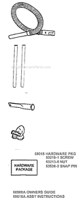 Page A Diagram and Parts List for 7677BT  Eureka Upright Vacuum
