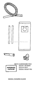 Page A Diagram and Parts List for 7680AT  Eureka Upright Vacuum