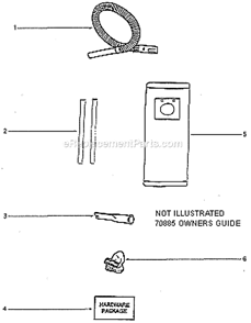 Page A Diagram and Parts List for 7685ATV  Eureka Upright Vacuum