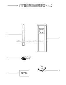 Page A Diagram and Parts List for 7686BH  Eureka Upright Vacuum