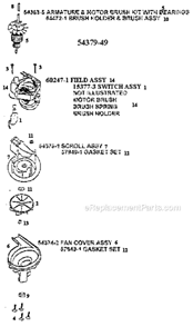 Page B Diagram and Parts List for 7880AT  Eureka Upright Vacuum