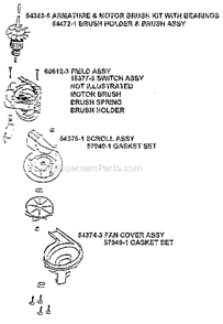 Page C Diagram and Parts List for 7891ATH  Eureka Upright Vacuum
