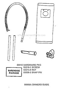 Page A Diagram and Parts List for 7892AT  Eureka Upright Vacuum