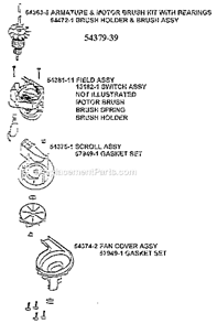 Page C Diagram and Parts List for 7892AT  Eureka Upright Vacuum