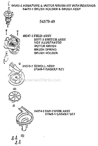 Page E Diagram and Parts List for 7892AT  Eureka Upright Vacuum