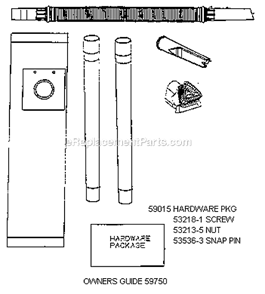 Page A Diagram and Parts List for 7893AT  Eureka Upright Vacuum