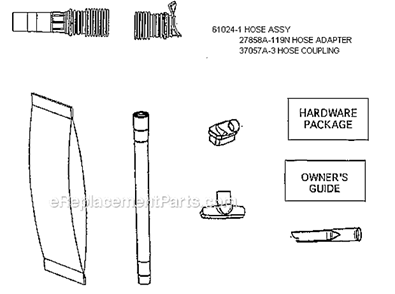 Page A Diagram and Parts List for 7975AT  Eureka Upright Vacuum