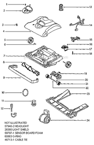 Page B Diagram and Parts List for 7980AT  Eureka Upright Vacuum