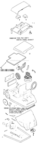 Page B Diagram and Parts List for 8281D  Eureka Canister Vacuum