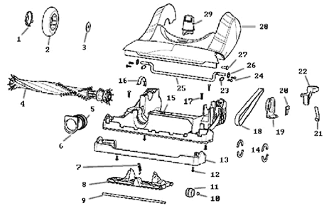 Part Location Diagram of 77978-355N Eureka Wheel Overmold Assembly