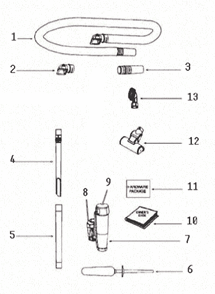 Page A Diagram and Parts List for 8803BVZ  Eureka Upright Vacuum