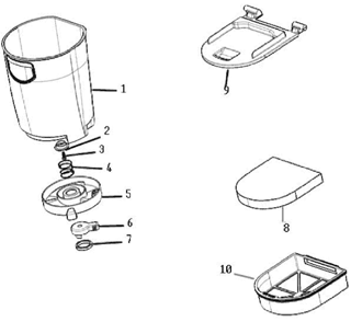 Page B Diagram and Parts List for 8803BVZ  Eureka Upright Vacuum