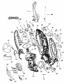 Part Location Diagram of 79972 Eureka Pad - Odor Absorbing