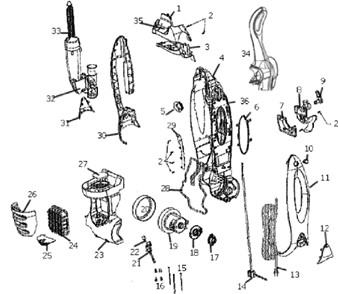 Part Location Diagram of 78165-502N Eureka Cover - Ear