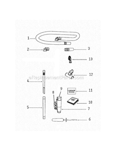 Part Location Diagram of 79024-1 Eureka Carry Handle Screw