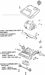 Part Location Diagram of 38242 Eureka Axle - Rear