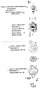 Page C Diagram and Parts List for 9002A  Eureka Upright Vacuum