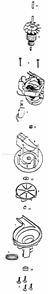 Page B Diagram and Parts List for 9003A  Eureka Upright Vacuum