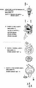 Page C Diagram and Parts List for 9201BT  Eureka Upright Vacuum