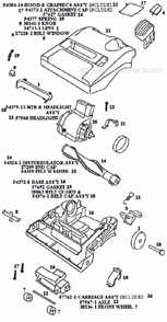 Part Location Diagram of 27202A-1 Eureka Release - Handle