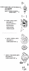 Page C Diagram and Parts List for 9202AT  Eureka Upright Vacuum