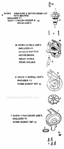 Page C Diagram and Parts List for 9202BT  Eureka Upright Vacuum