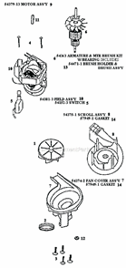 Page C Diagram and Parts List for 9202DT  Eureka Upright Vacuum