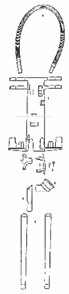 Page A Diagram and Parts List for 9202ETX  Eureka Upright Vacuum