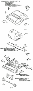 Page B Diagram and Parts List for 9205BT  Eureka Upright Vacuum