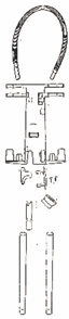Page A Diagram and Parts List for 9206AT  Eureka Upright Vacuum