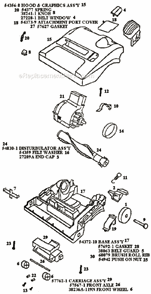 Page B Diagram and Parts List for 9206BTV  Eureka Upright Vacuum