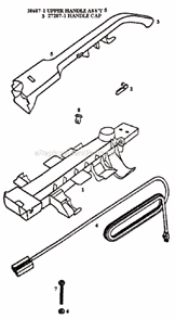Page D Diagram and Parts List for 9206BTV  Eureka Upright Vacuum