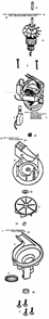 Page C Diagram and Parts List for 9206BT  Eureka Upright Vacuum