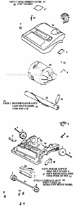 Page B Diagram and Parts List for 9207AT  Eureka Upright Vacuum
