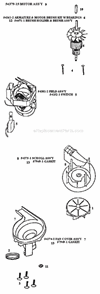 Page C Diagram and Parts List for 9301BT  Eureka Upright Vacuum