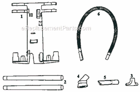 Page A Diagram and Parts List for 9302AT  Eureka Upright Vacuum