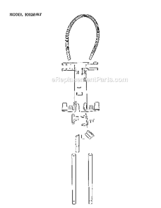 Page A Diagram and Parts List for 9302BT  Eureka Upright Vacuum