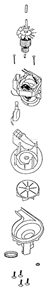 Page C Diagram and Parts List for 9302BT  Eureka Upright Vacuum