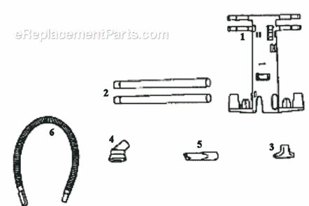 Page A Diagram and Parts List for 9334AT  Eureka Upright Vacuum