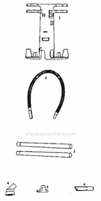 Page B Diagram and Parts List for 9334AT  Eureka Upright Vacuum