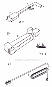 Page D Diagram and Parts List for 9334AT  Eureka Upright Vacuum