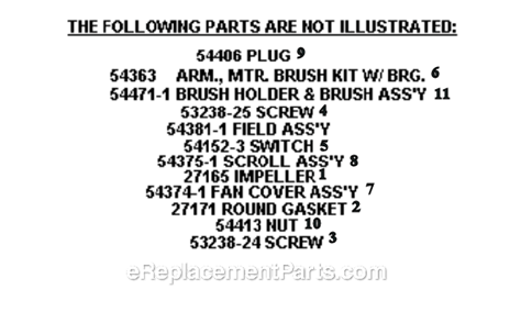 Page I Diagram and Parts List for 9334AT  Eureka Upright Vacuum