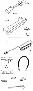 Page C Diagram and Parts List for 9334BT  Eureka Upright Vacuum