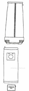 Page D Diagram and Parts List for 9334BT  Eureka Upright Vacuum