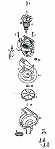 Page C Diagram and Parts List for 9334DTX  Eureka Upright Vacuum