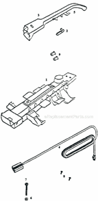 Page D Diagram and Parts List for 9334ETX  Eureka Upright Vacuum