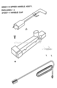 Page D Diagram and Parts List for 9410ATX  Eureka Upright Vacuum
