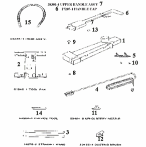 Page C Diagram and Parts List for 9410AT  Eureka Upright Vacuum